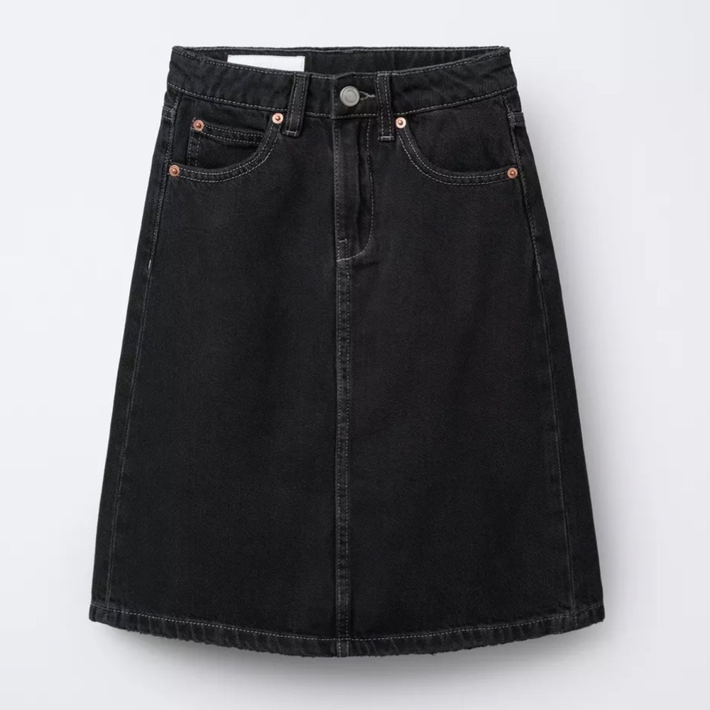 Zara Black Denim Skirt for Kids